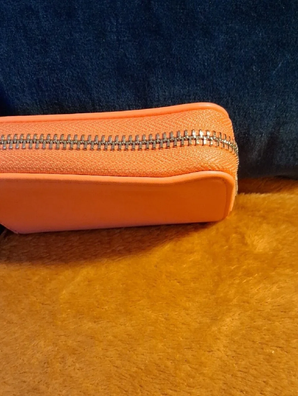a new day Coral Zip Card Wallet